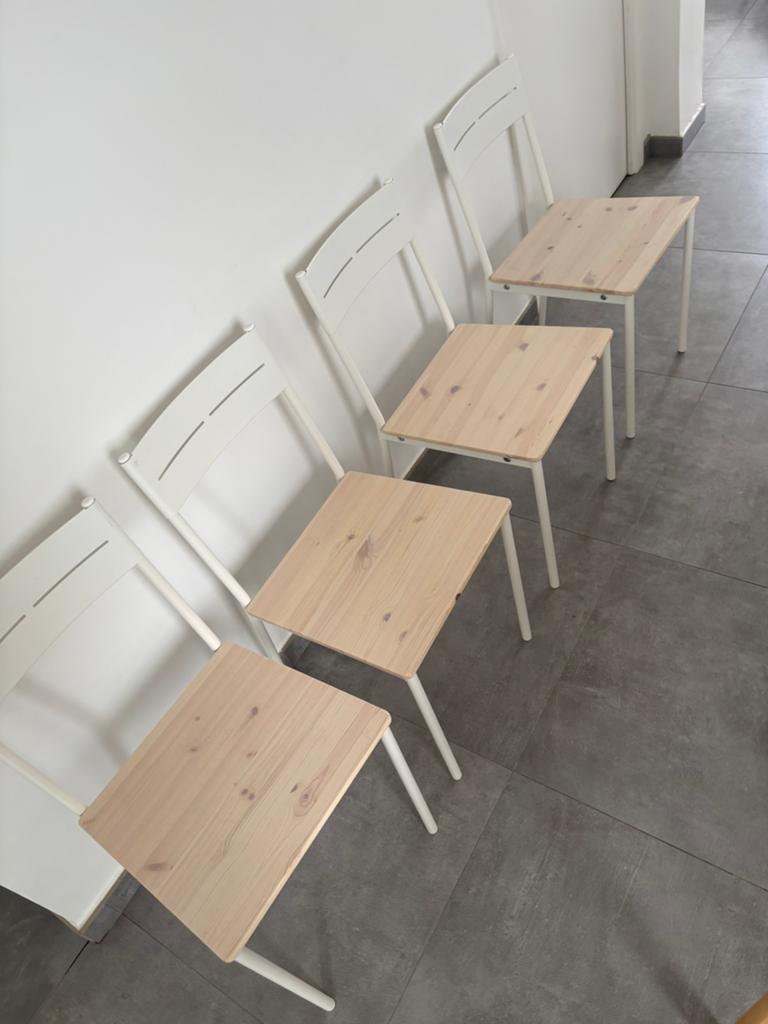 Chaise ikea, Enlèvement, Comme neuf, Quatre