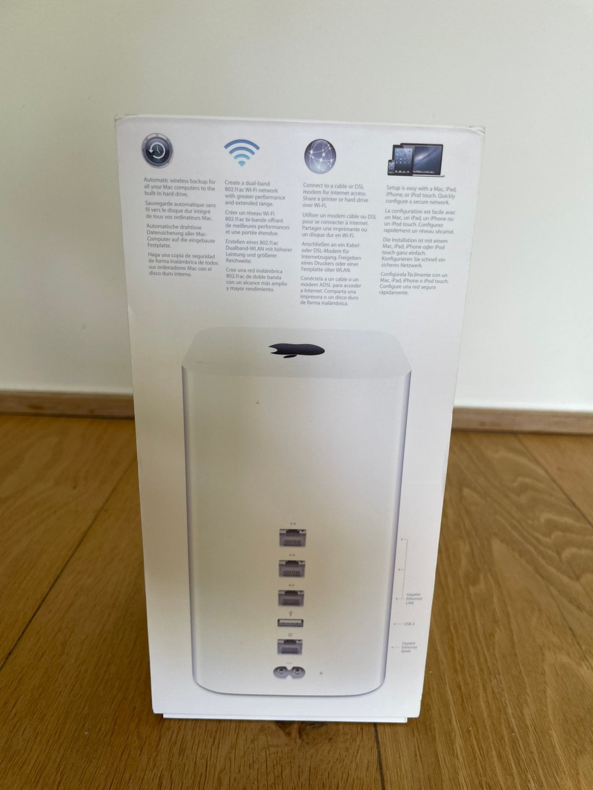 Apple AirPort Time Capsule A1470 3TB –nieuwstaat in doos, Computers en Software, Ophalen of Verzenden, Nieuw, Router