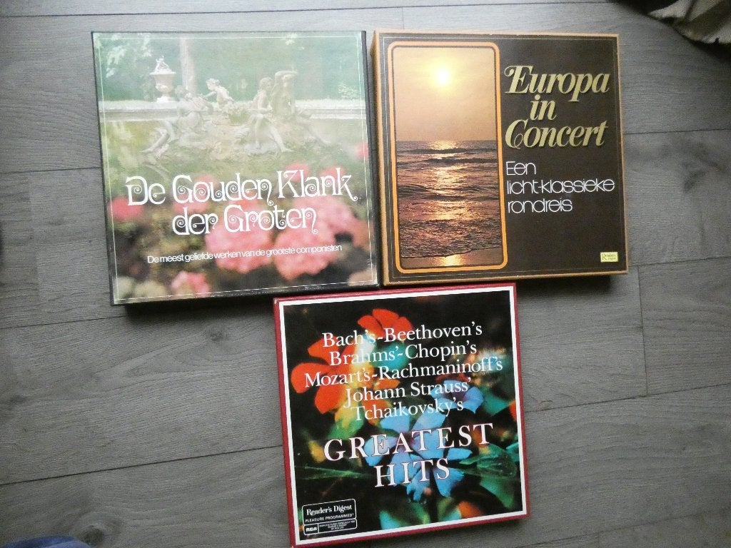 3 Klassieke LP Boxsets - Reader's Digest Greatest Hits, Cd's en Dvd's, Ophalen, Gebruikt, LP, Bach