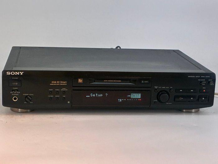 Sony Minidisc MDS-JE520 NIEUWSTAAT ! - Faderstart, Ophalen of Verzenden, Minidisc-recorder