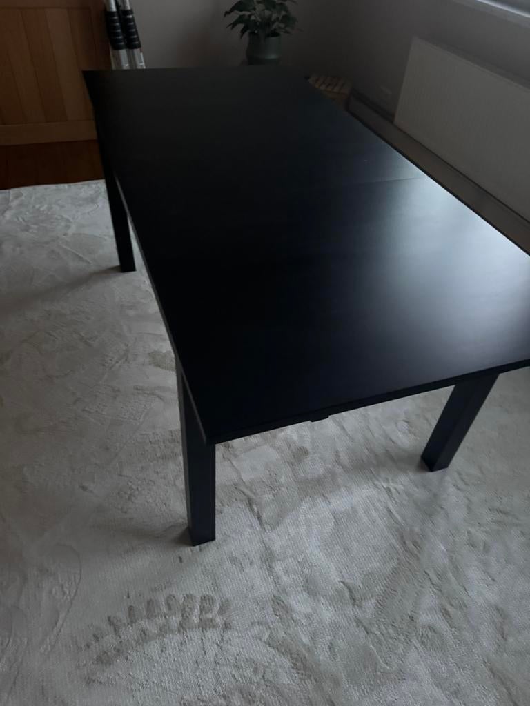 Uitschuifbare eettafel ikea, Huis en Inrichting, Tafels | Eettafels, Ophalen, 200 cm of meer, 50 tot 100 cm, Zo goed als nieuw