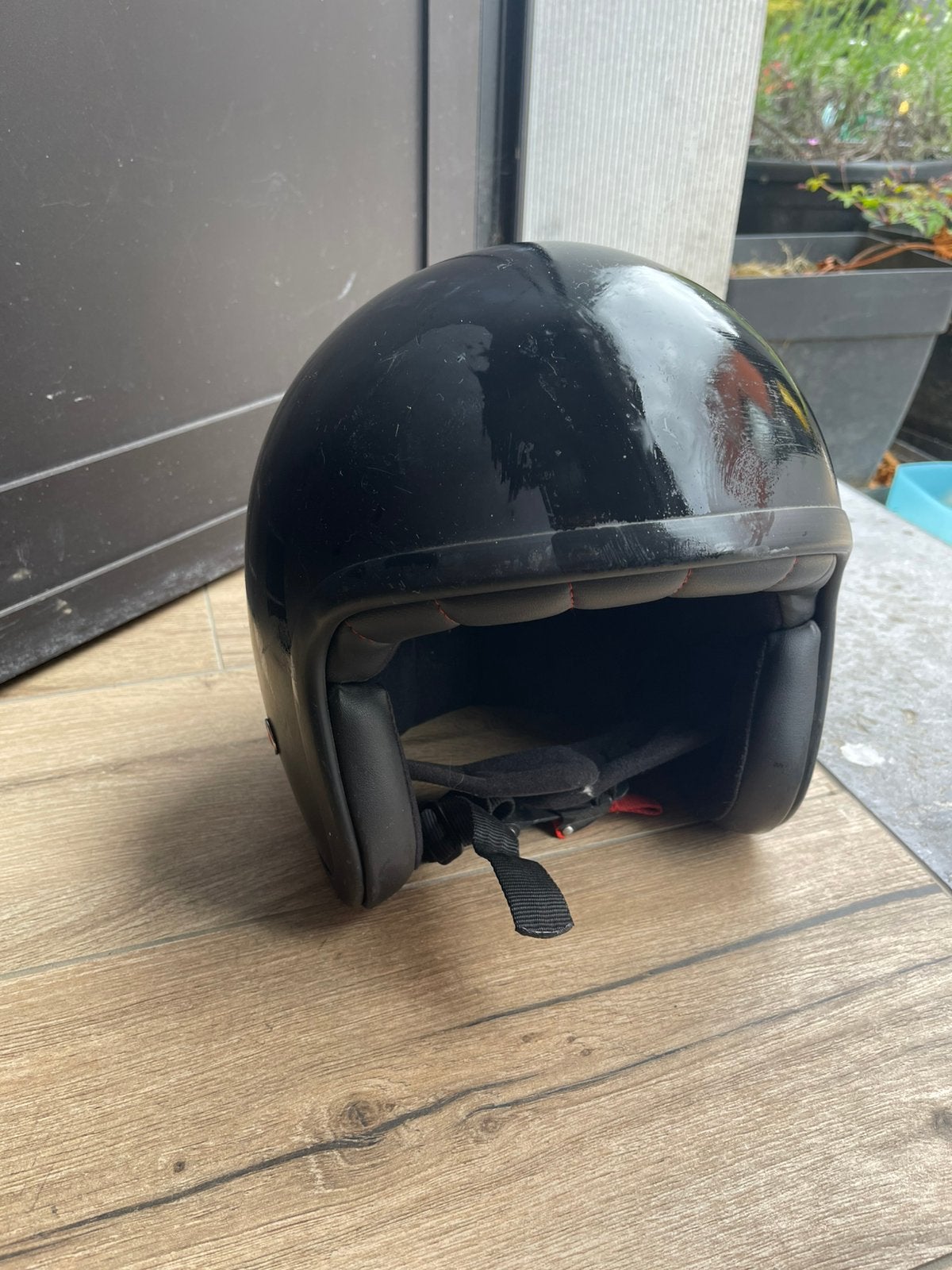 Helm, Fietsen en Brommers, Brommerhelmen, Ophalen, Zo goed als nieuw