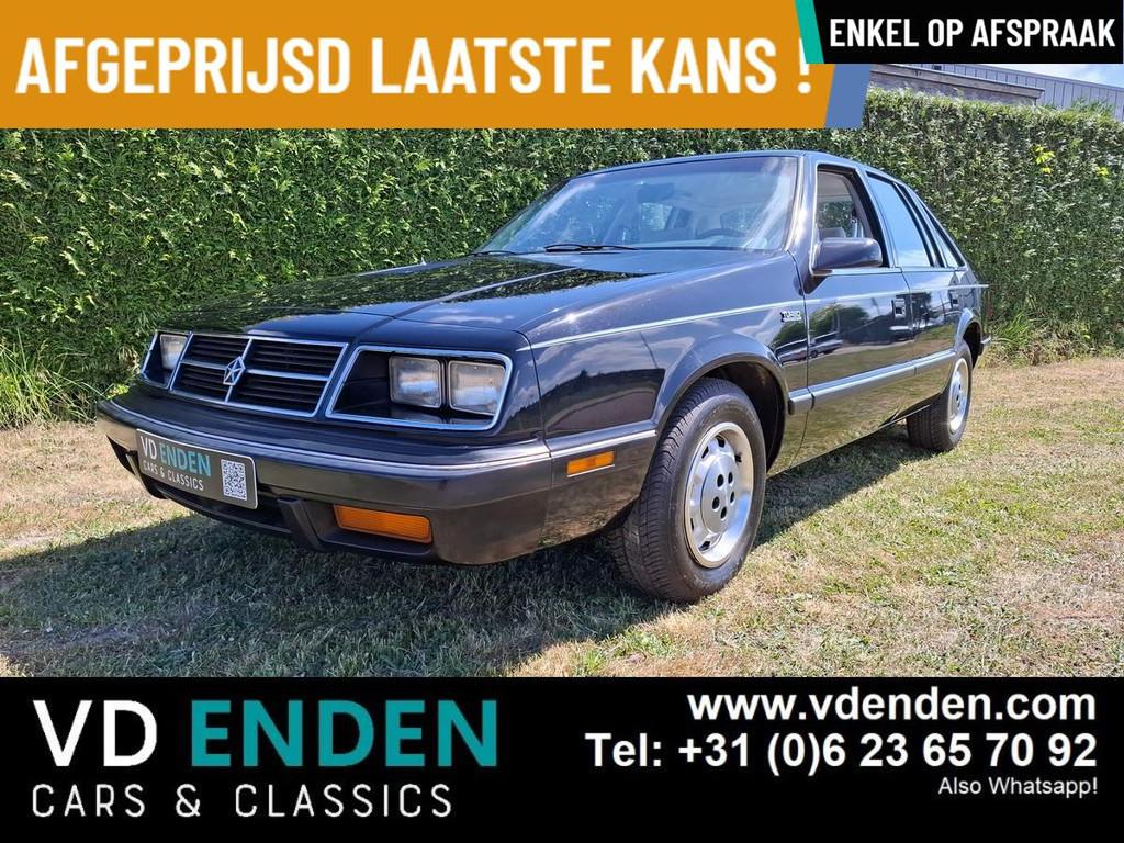 Dodge Lancer EFI Turbo - 1986 - 42ML Belastingvrij!, Auto's, Oldtimers, Bedrijf, Te koop, Dodge, Benzine, Stadsauto, 5 deurs, Handgeschakeld