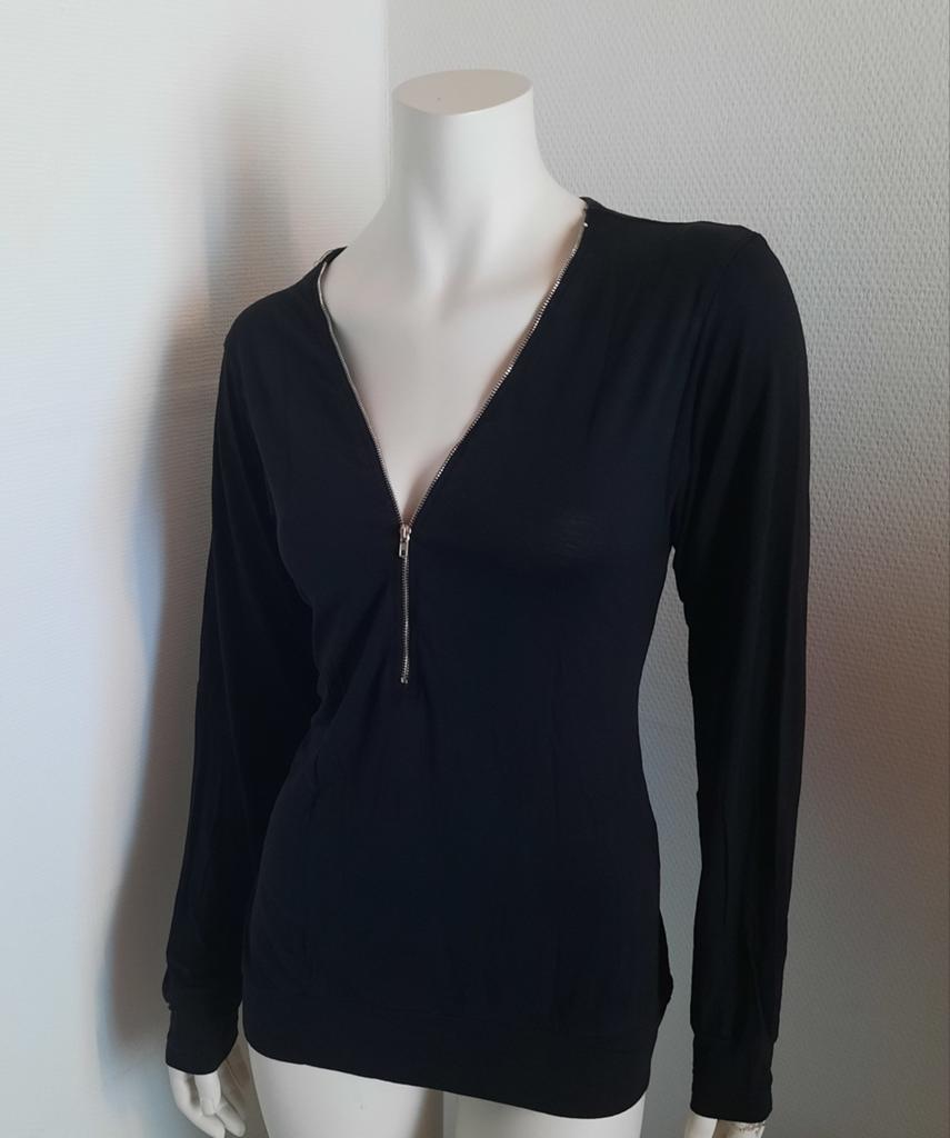 L.B.C longsleeve blouse "S", Kleding | Dames, Blouses en Tunieken, Zwart, L.B.C Lesara, Ophalen of Verzenden, Zo goed als nieuw