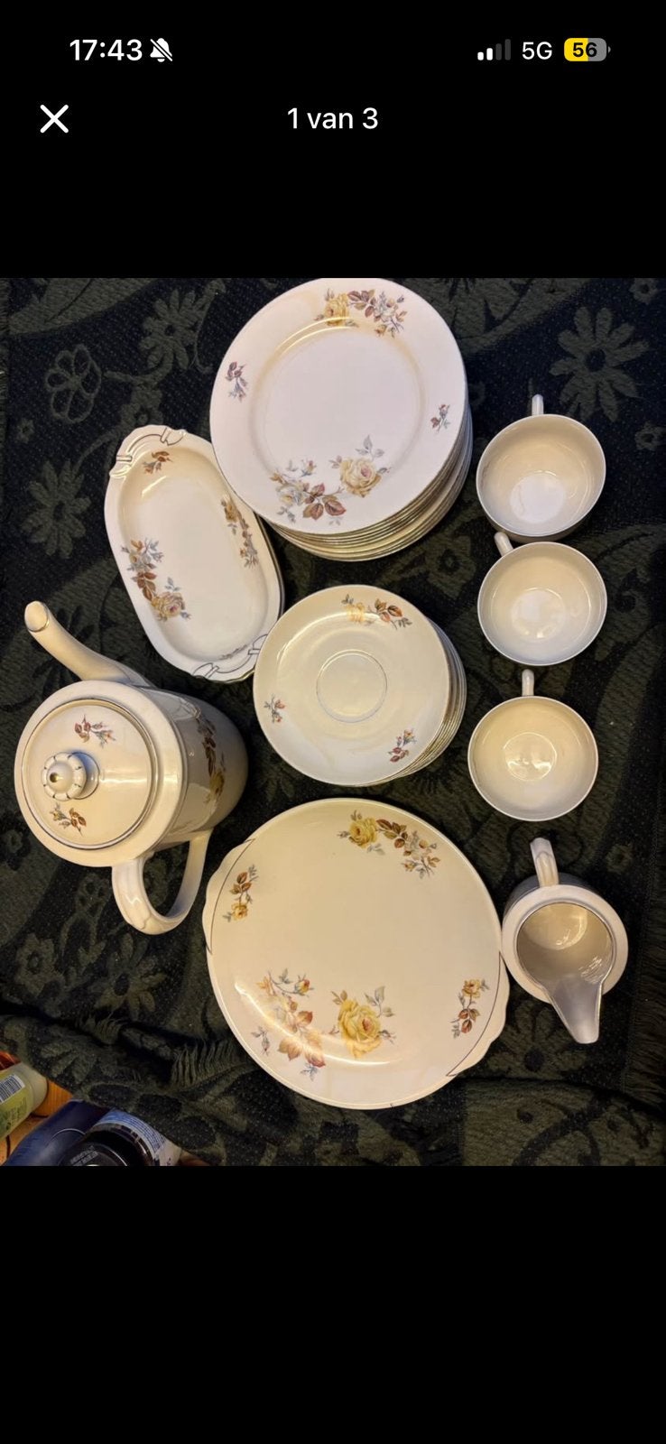 Bavaria servies, Ophalen