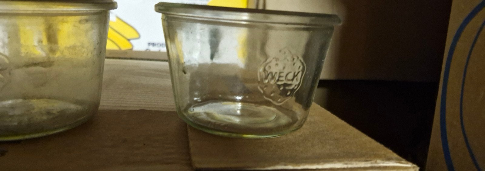 weck bokalen, Ophalen