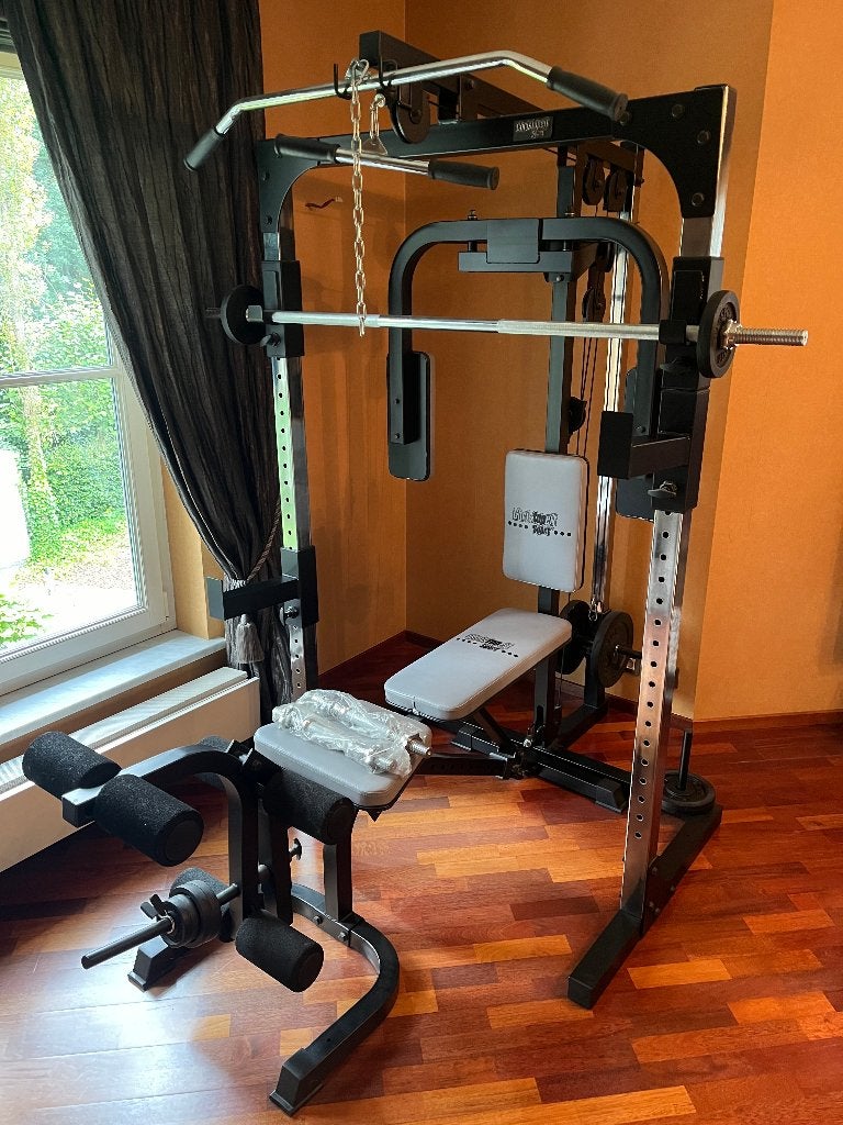 Fitnesstoestel - Multifunctioneel Krachtstation – Compleet, Sport en Fitness, Ophalen, Zo goed als nieuw, Benen, Krachtstation