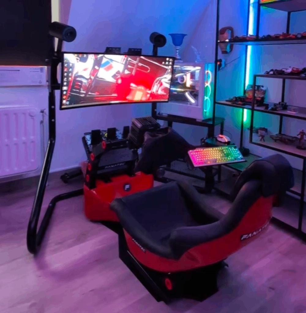 Racing setup + pc + screen, Ophalen, MSI, Zo goed als nieuw