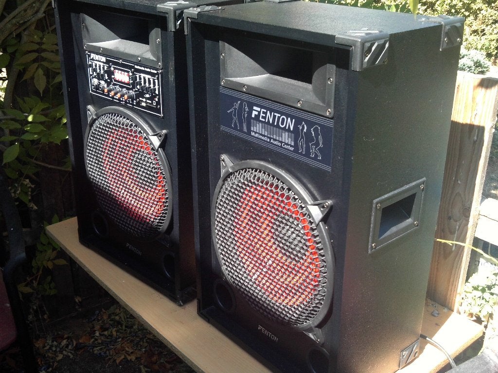 fenton versterker/boxen 1200whats - usb -sd cards, Audio, Tv en Foto, Luidsprekerboxen, Bluetooth, Party speaker, Nieuw, Ophalen