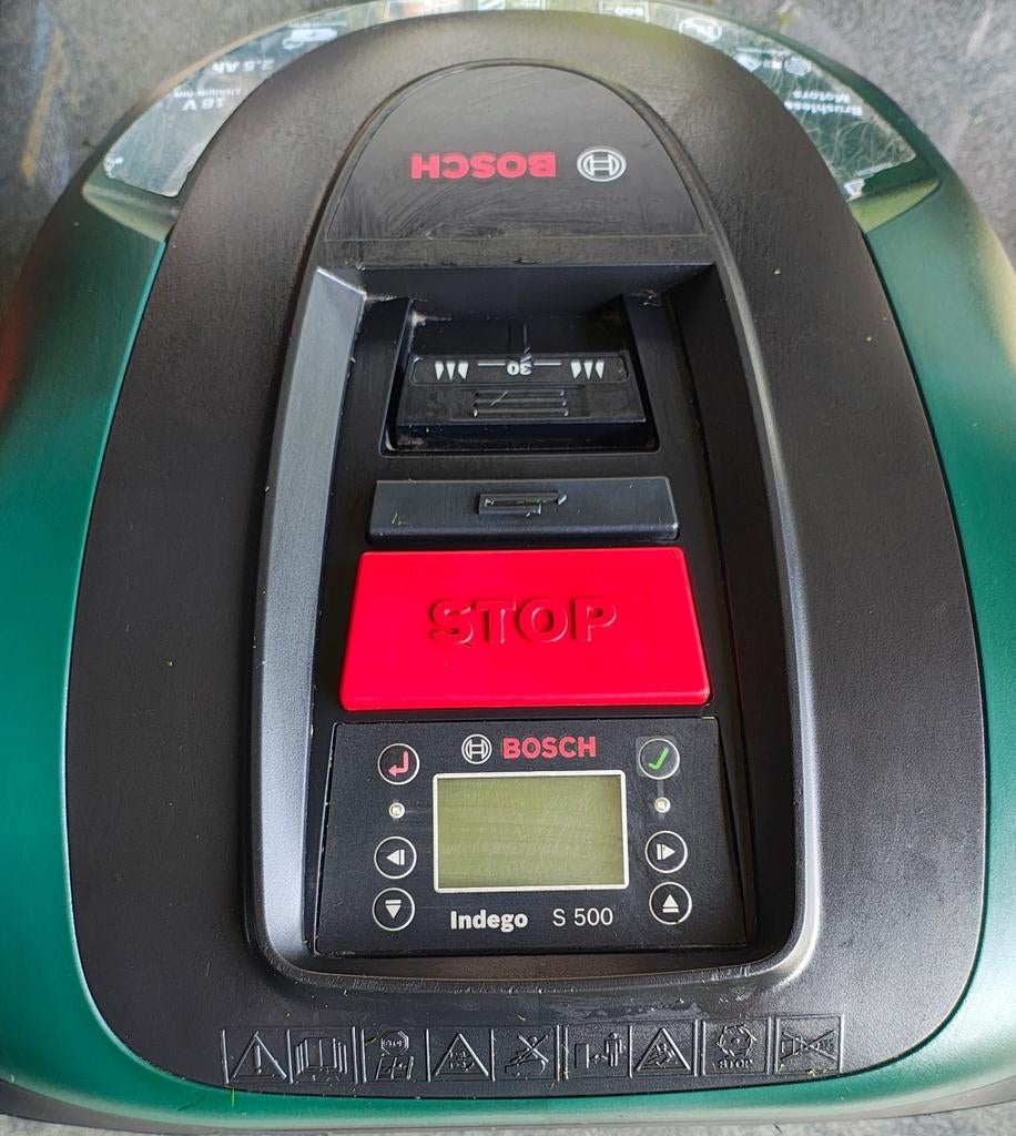 Bosch Indego S500 robotmaaier te koop, Jardin & Terrasse, Tondeuses robotisées, Enlèvement, Utilisé, Moins de 20 cm, BOSCH