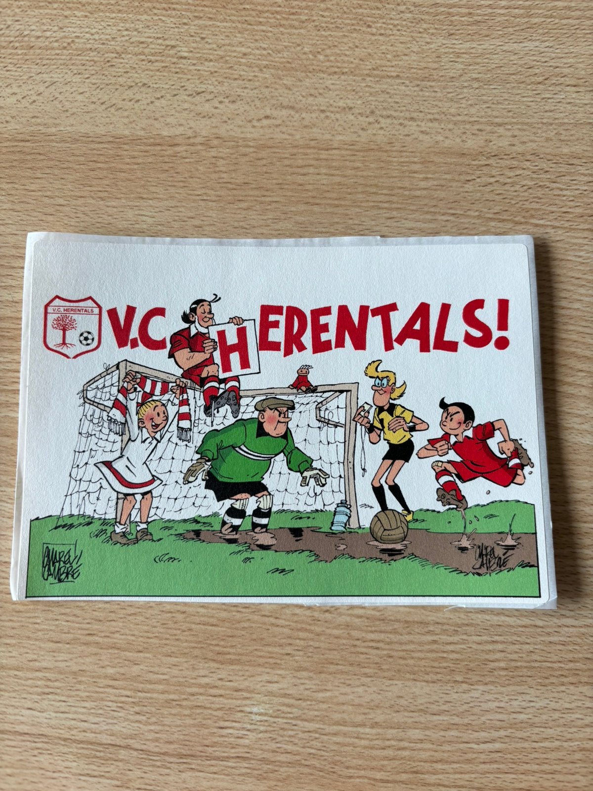 Sticker Suske en Wiske Vc Herentals, Verzamelen, Ophalen of Verzenden, Zo goed als nieuw