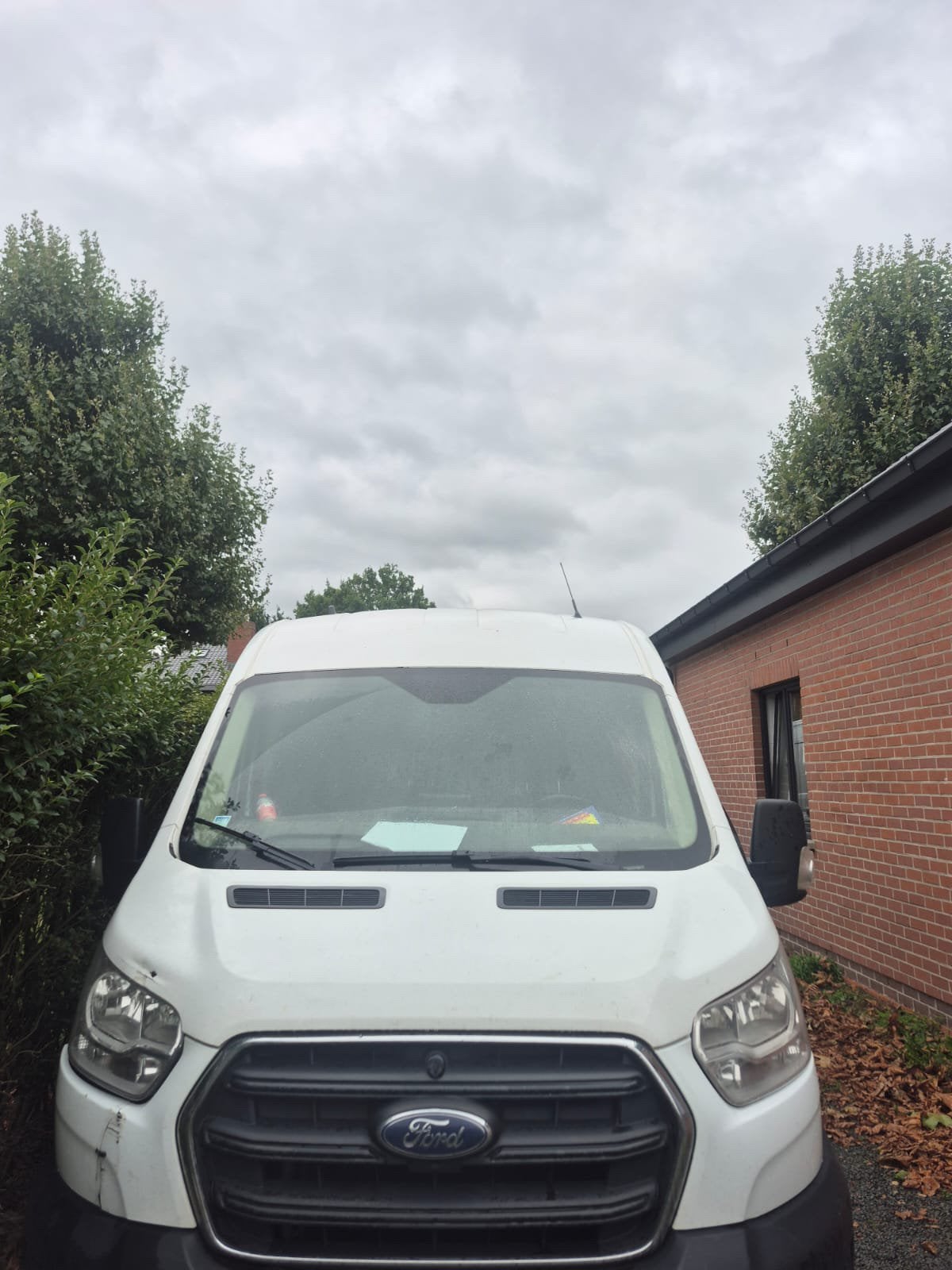 Ford Transit jaar 2020 met +_214000km VOOR EXPORT, Auto's, 4 deurs, Euro 6, Wit, Bedrijf
