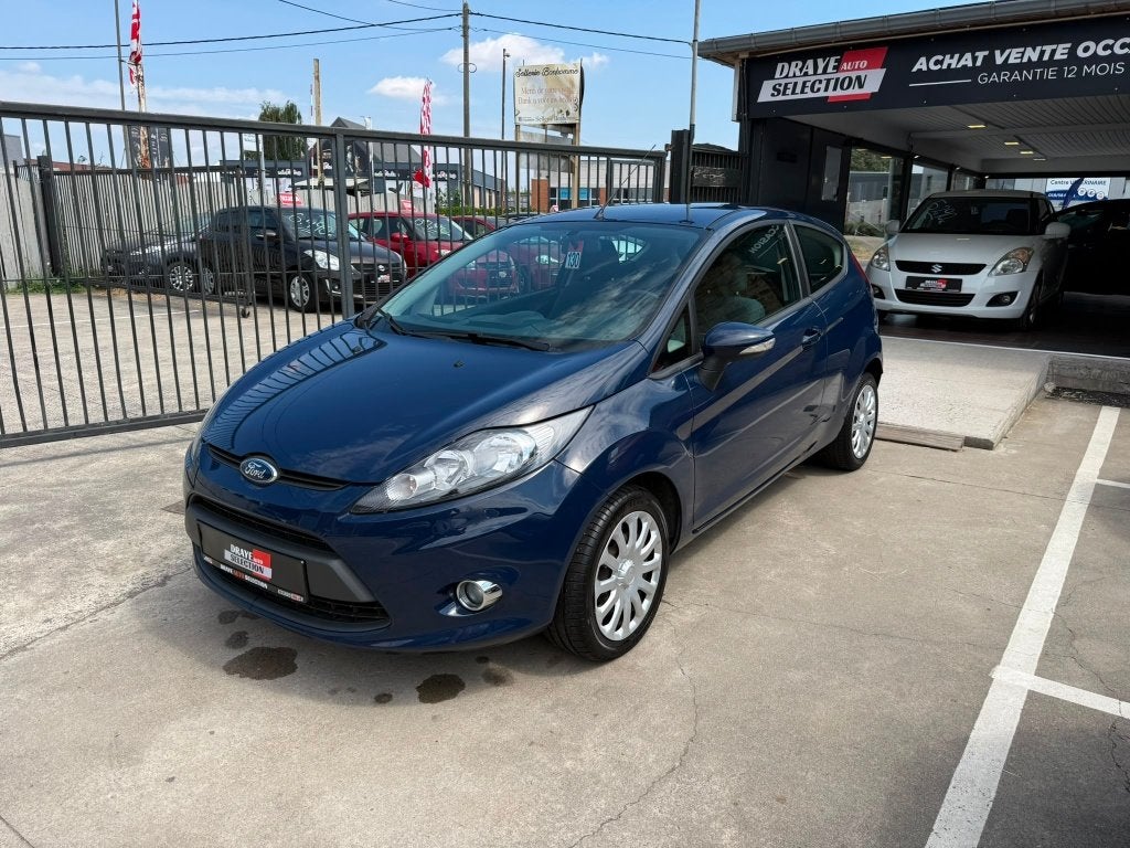 Ford Fiesta, Auto's, Voorwielaandrijving, Stof, 4 cilinders, Blauw