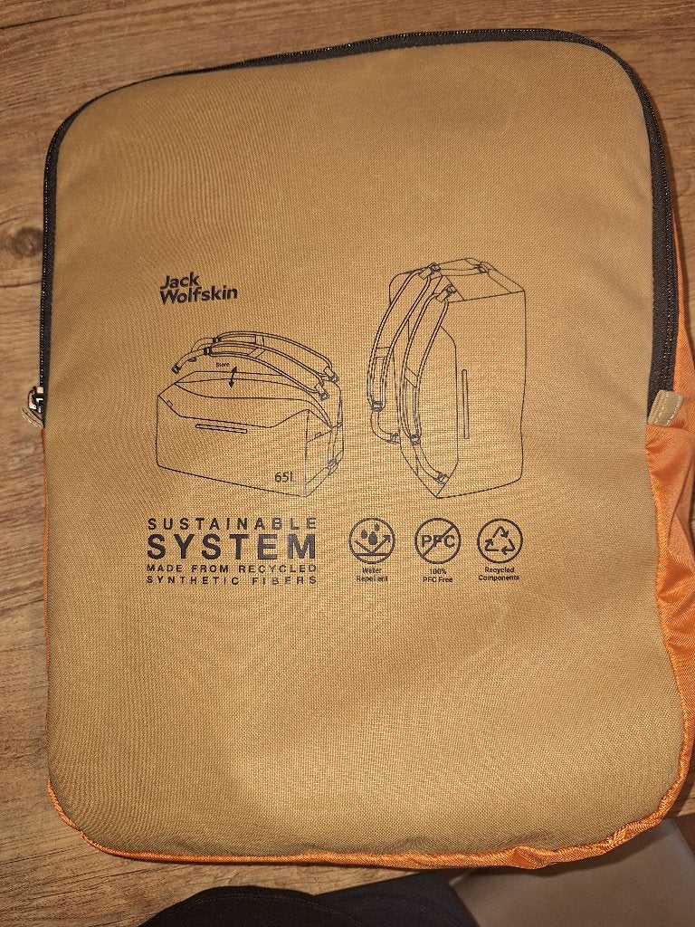 Grote reistas/ duffle tas JACK WOLFSKIN, Sport en Fitness, Ophalen of Verzenden, Zo goed als nieuw, Rugzak