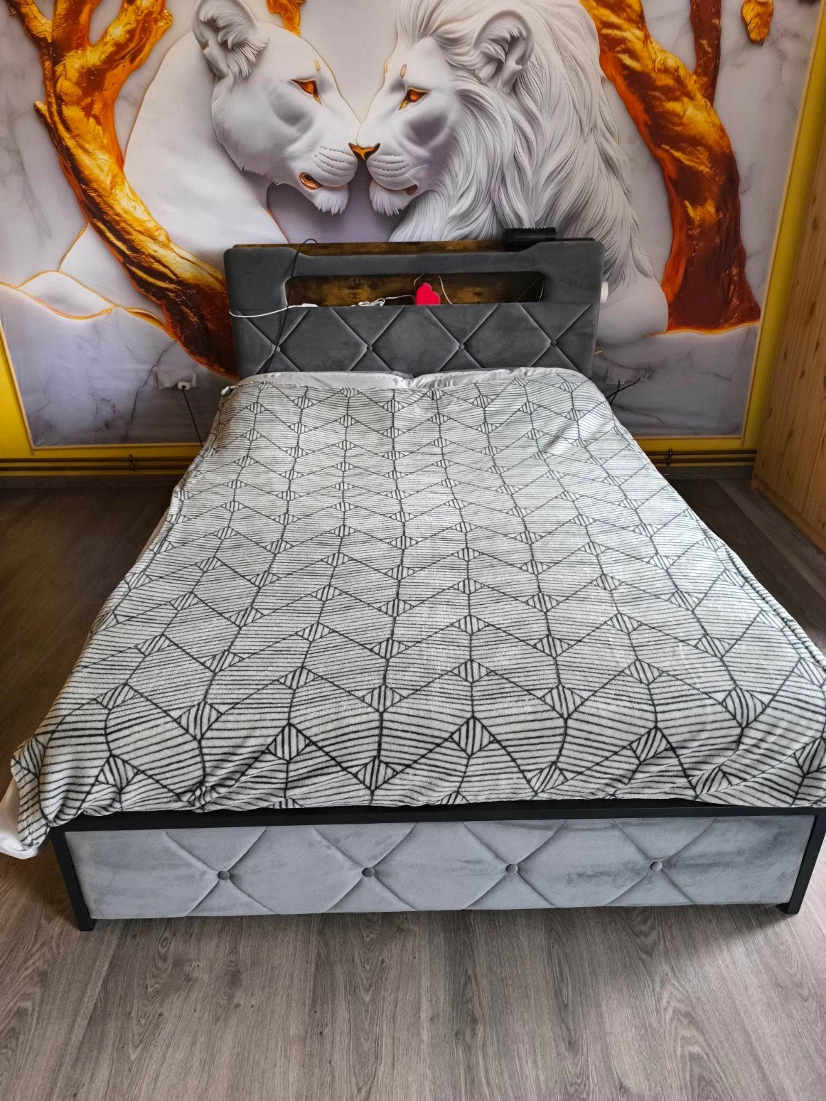 lit et Matela, Enlèvement, 200 cm, 140 cm