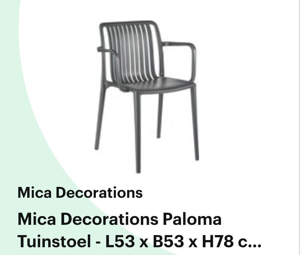 Tuinstoelen, Enlèvement, Comme neuf, Synthétique, Empilable