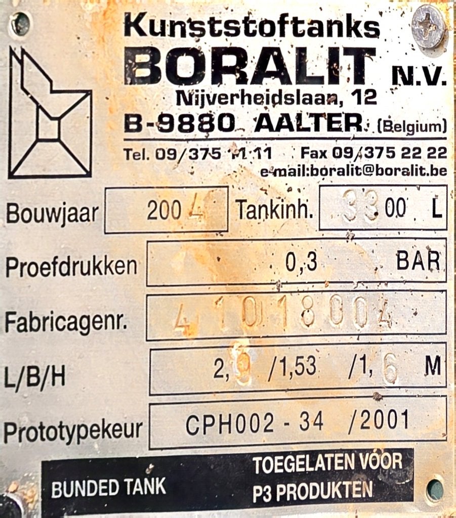 Mazout tank, Ophalen