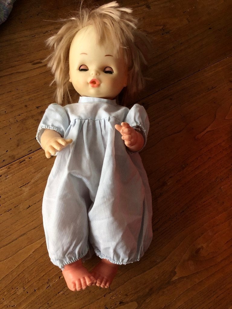 pop blond haar inclusief slaapzak, Kinderen en Baby's, Speelgoed | Poppen, Ophalen of Verzenden