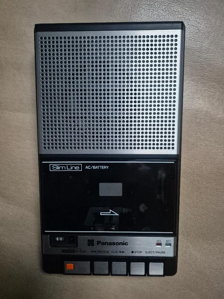Panasonic - RQ-2755 Audiocassette deck, TV, Hi-fi & Vidéo, Decks cassettes, Enlèvement ou Envoi, Simple, Autres marques