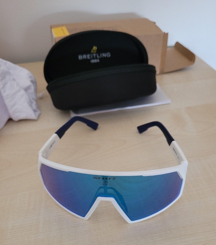 Exclusieve SCOTT Pro Shield-Breitling Fietsbril - nieuw, Ophalen of Verzenden, Nieuw, Overige typen