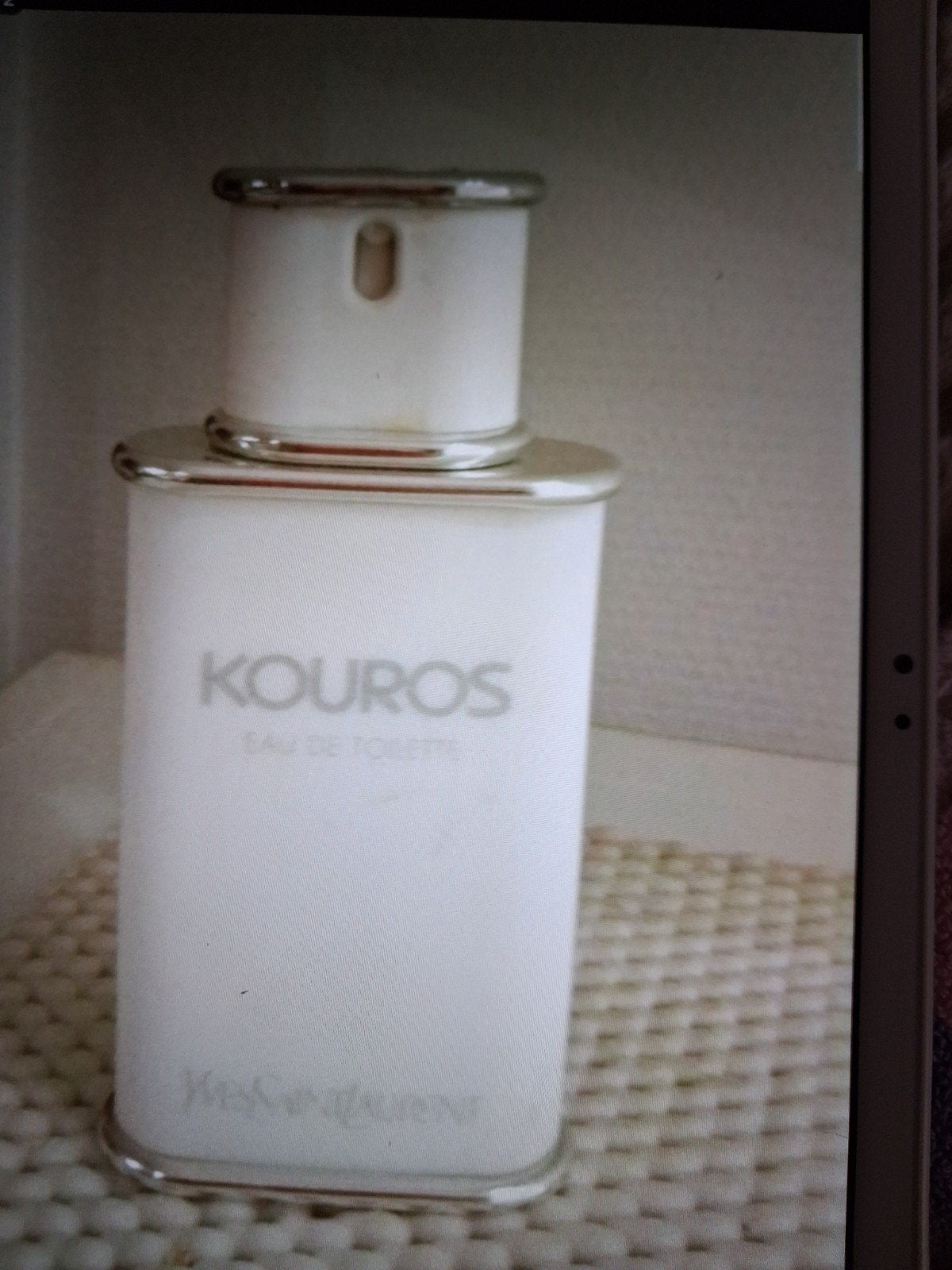 Flacon de parfum Kouros d'y veste St Laurent 100 ml VIDE, Enlèvement ou Envoi