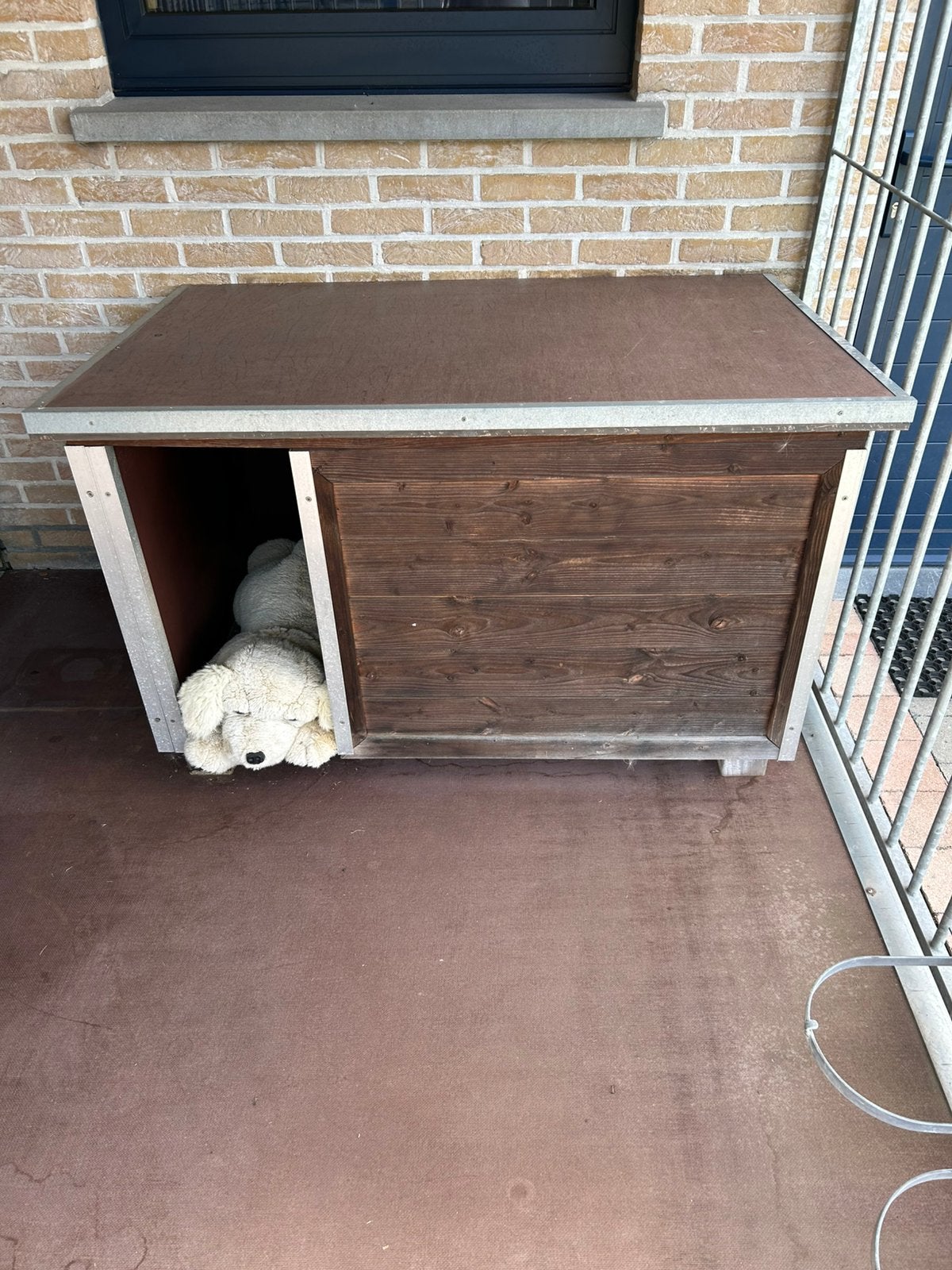 Hondenhok middelgrote hond, Dieren en Toebehoren, Ophalen, 65 tot 100 cm, Hondenhok, 110 cm of meer
