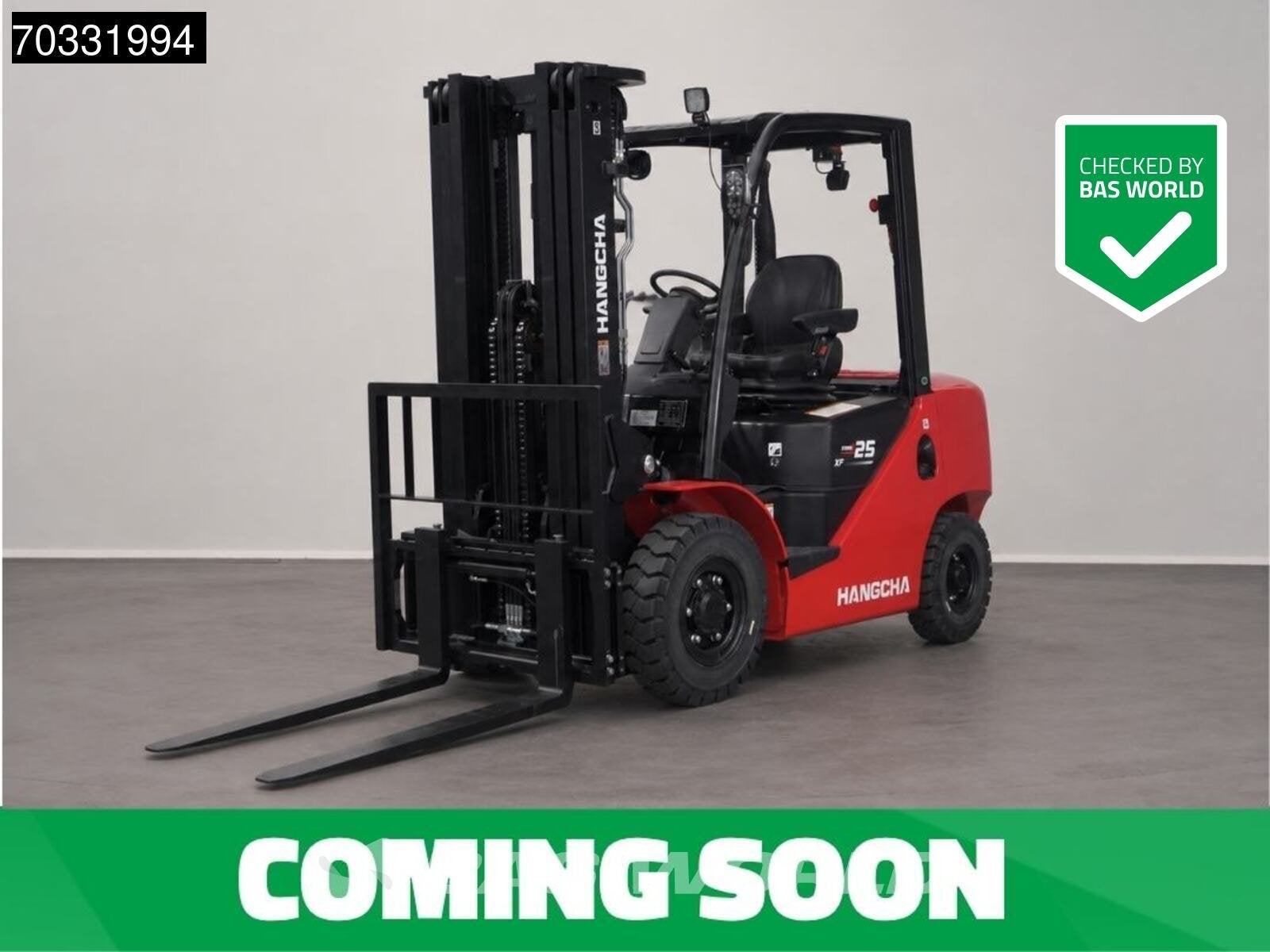 Hangcha CPCD25 FACTORY WARRANTY – KUBOTA ENGINE - CE, Diesel, Chariot élévateur, Hangcha