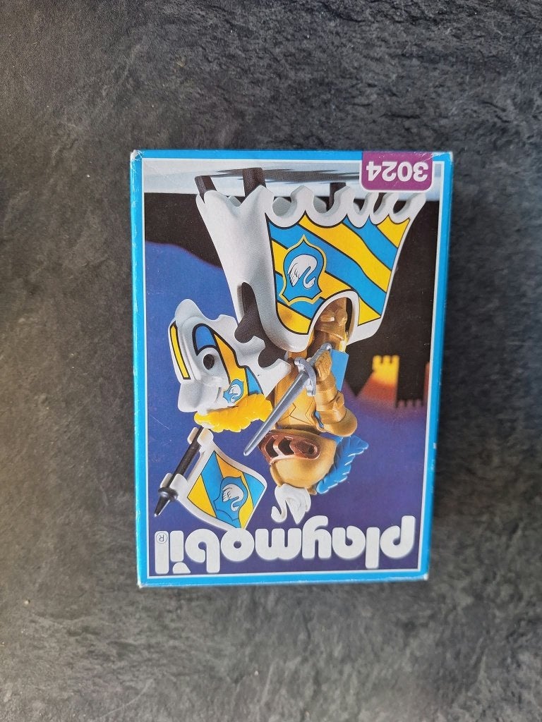 Playmobil Witte zwanenridder met paard  3024, Complete set, Nieuw, Ophalen of Verzenden, Knights
