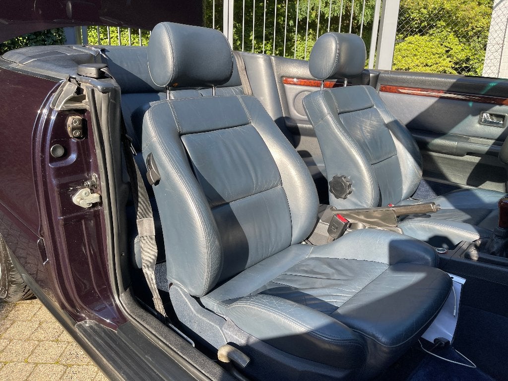 Audi Cabriolet Oldtimer, garantie, expertise, handleiding V6, Auto's, Voorwielaandrijving, 4 zetels, 110 kW, Cabriolet