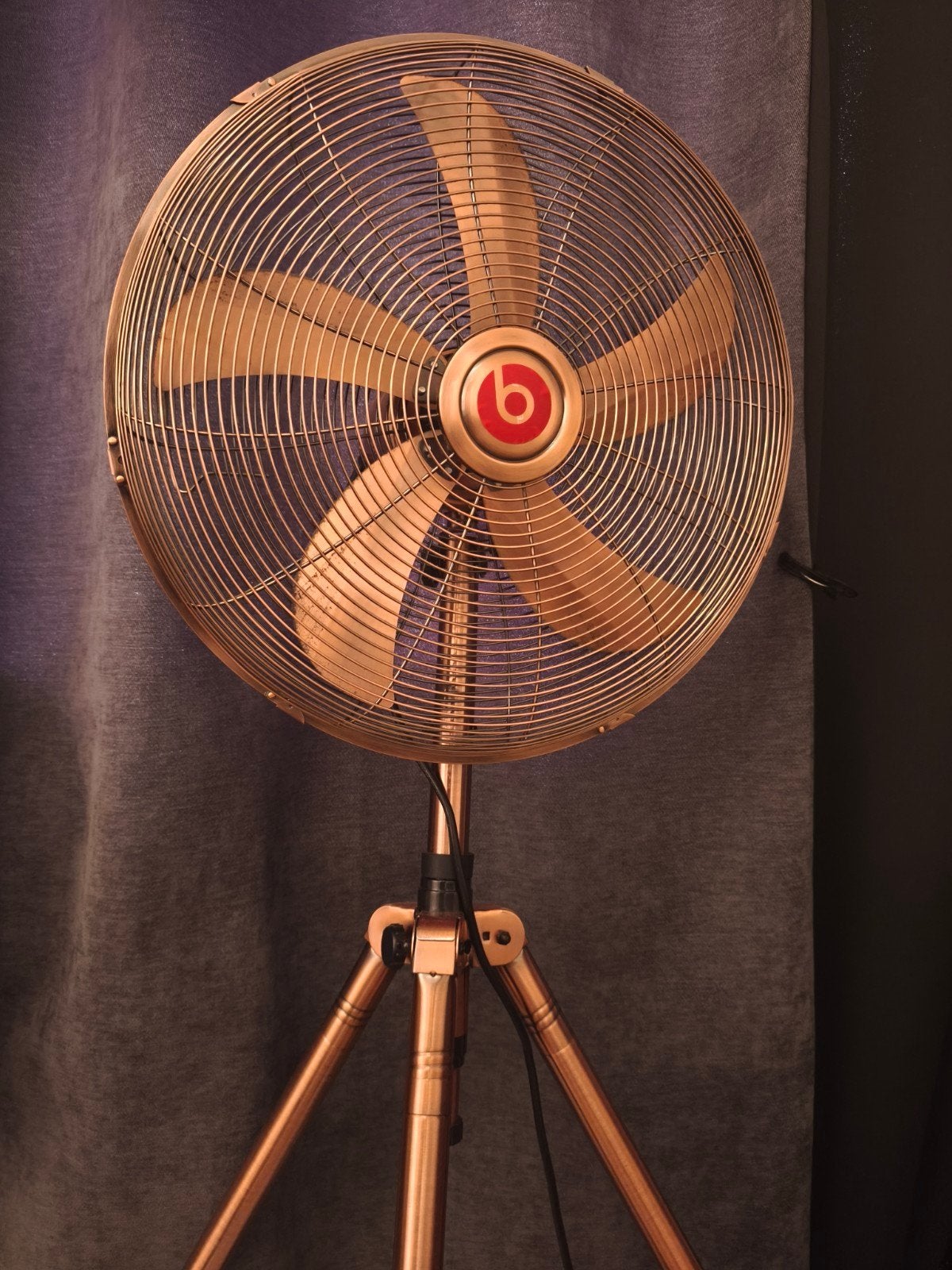 ventilator 50w (koper), Elektronische apparatuur, Ophalen, Gebruikt, Statiefventilator