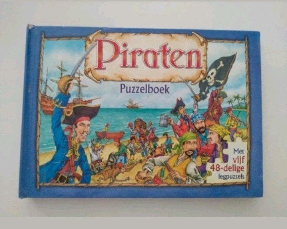 puzzelboek Piraten, Kinderen en Baby's, Ophalen of Verzenden