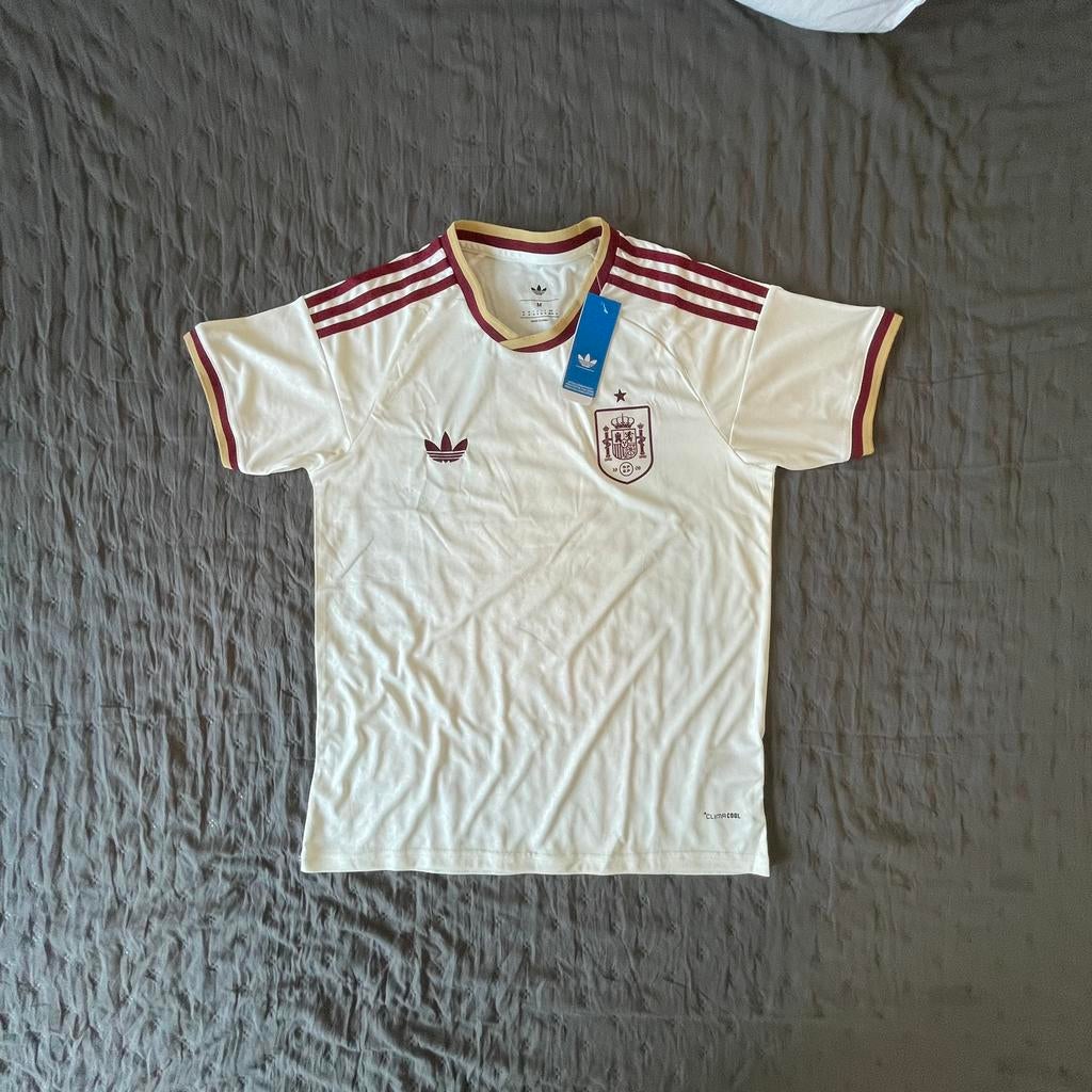 Adidas Spain National Team Retro White Football Shirt Size M, Ophalen of Verzenden, Shirt