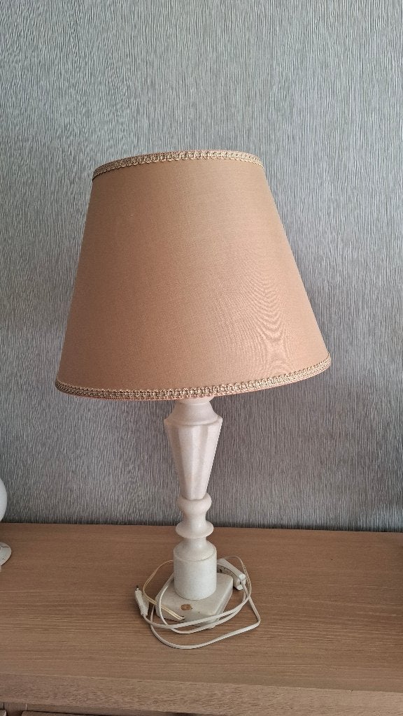 vintage albasten tafellamp, Ophalen