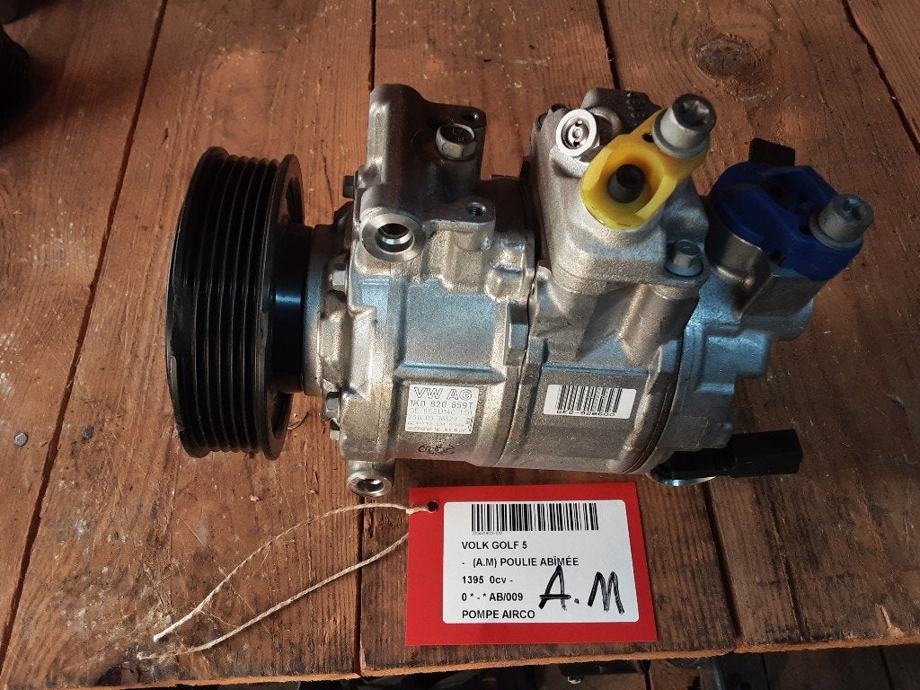 COMPRESSEUR CLIMATISATION Golf V (1K1) (1K0820859T), Utilisé, Volkswagen