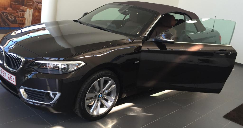Bm218i cabriolet 100kw 136cv 06/2016 1er propriétaire 18350€, Autos, BMW, Euro 6, Cabriolet, Boîte manuelle, Entretenue par le concessionnaire