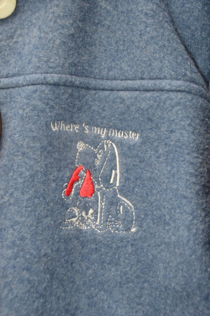 Babyjas Duffelcoat blauwe spijkerbroek T 23 maanden of 86/92, Ophalen of Verzenden, Zo goed als nieuw, Jongetje, Jasje
