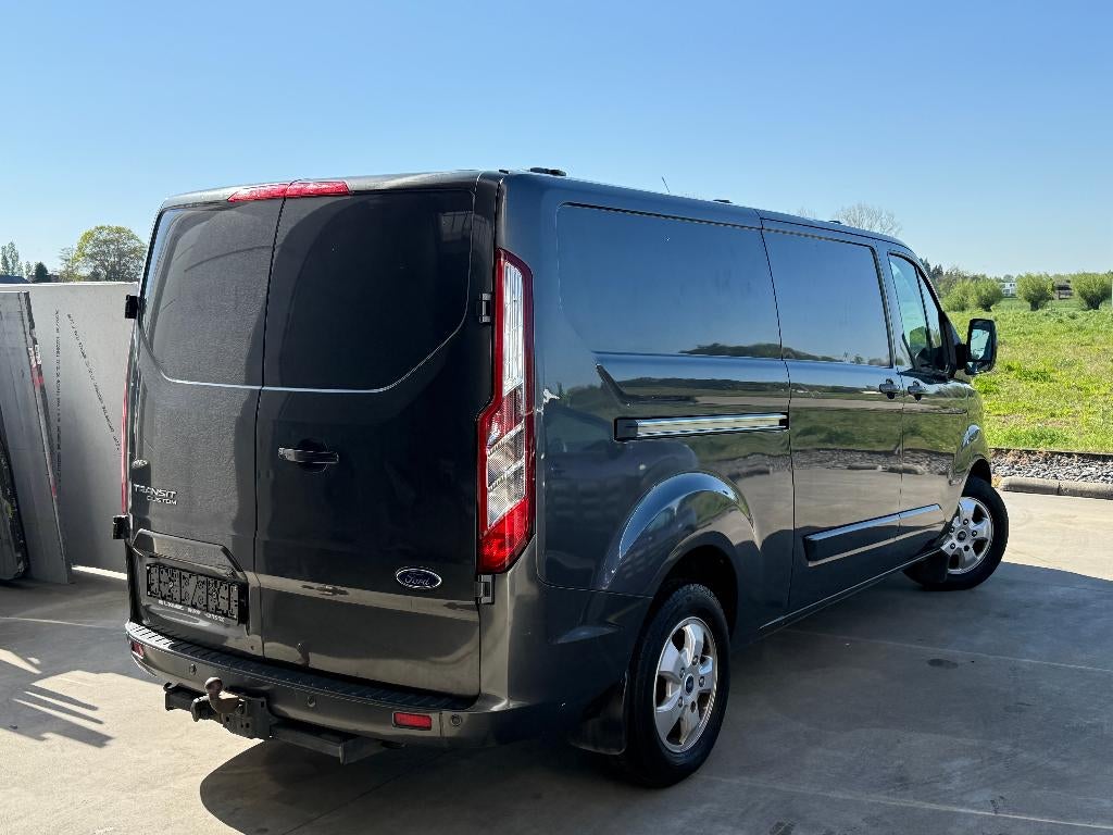 Ford Transit Custom Autom. Camera,Trekhaak, PDC, Full Option, Auto's, Bestelwagens en Lichte vracht, Stof, 1995 cc, 4 cilinders