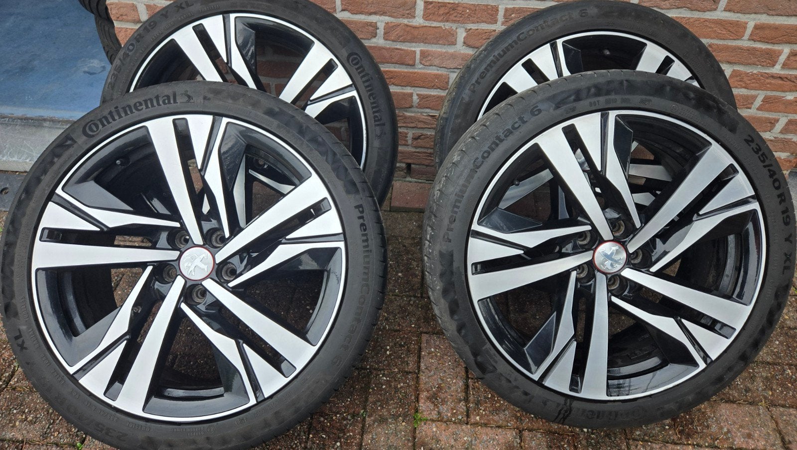 Jantes peugeot 5x108 19pouces, Autos : Pièces & Accessoires, Enlèvement, 19 pouces, Pneu(s)