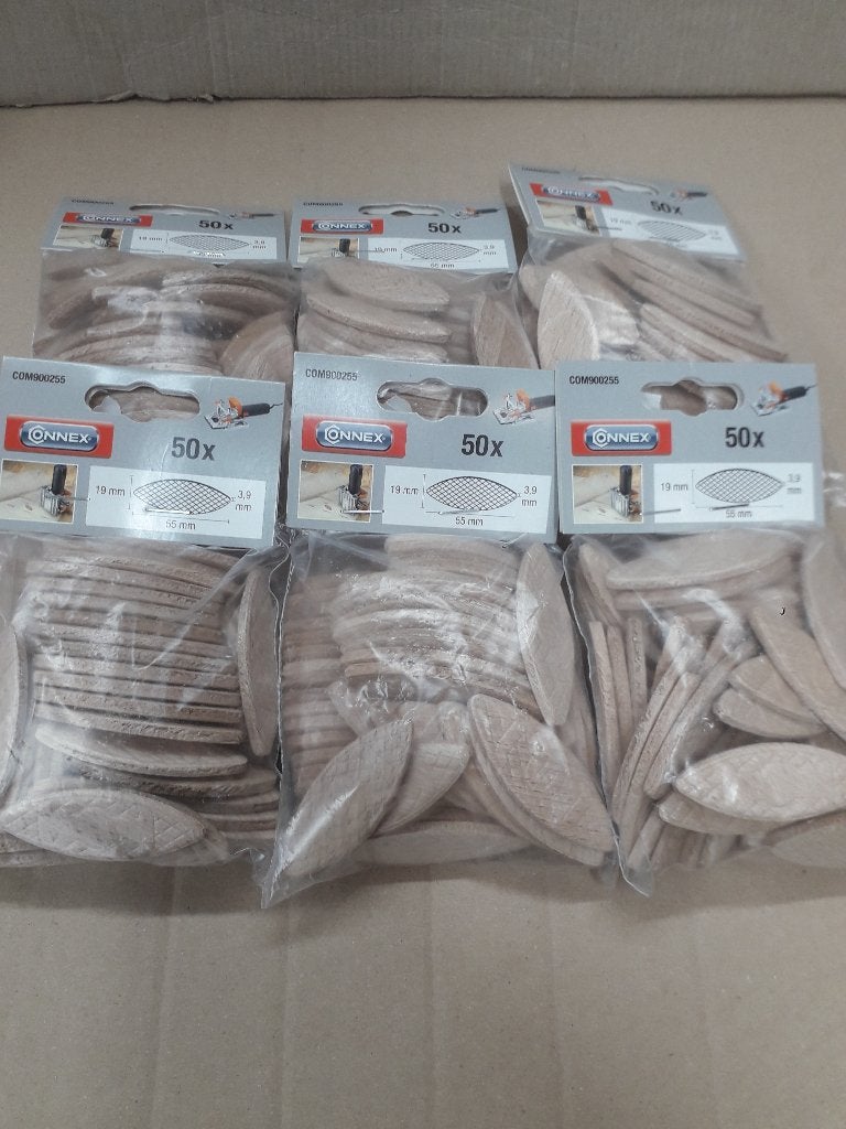 Lot Connex lamellen deuvels 300 stuks, Bricolage & Construction, Enlèvement, Neuf