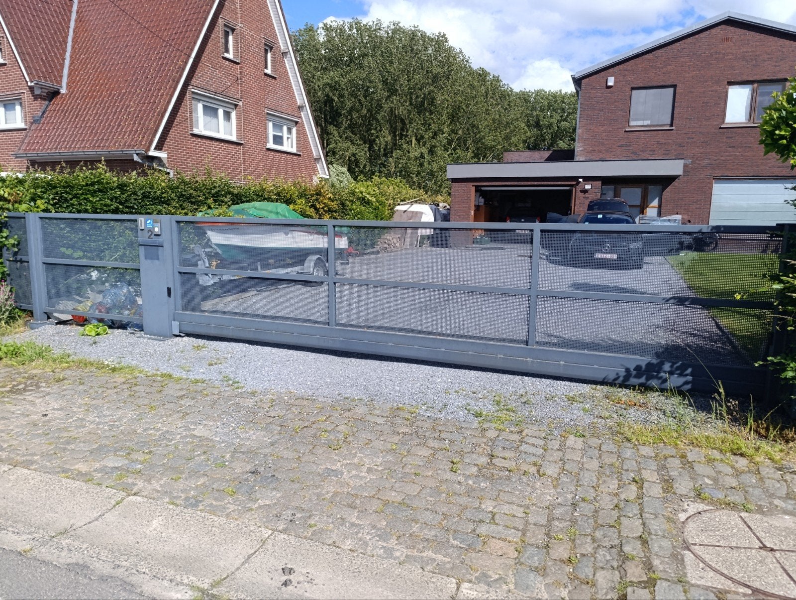Electrische Schuifpoort 6 meter, Ophalen of Verzenden