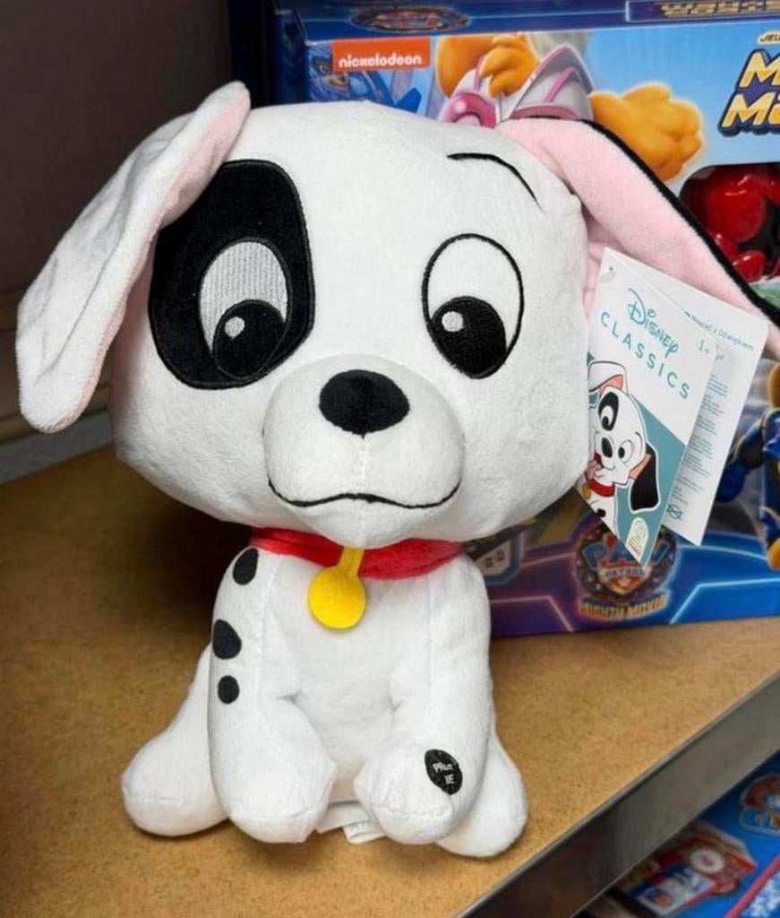 Disney Classics 101 Dalmatiërs Pluche Knuffel + Geluid 28cm, Ophalen of Verzenden, Nieuw, Knuffel