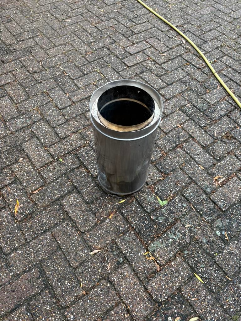 Dubbelwandige geïsoleerde kachelpijp, Doe-het-zelf en Bouw, Ophalen, Gebruikt