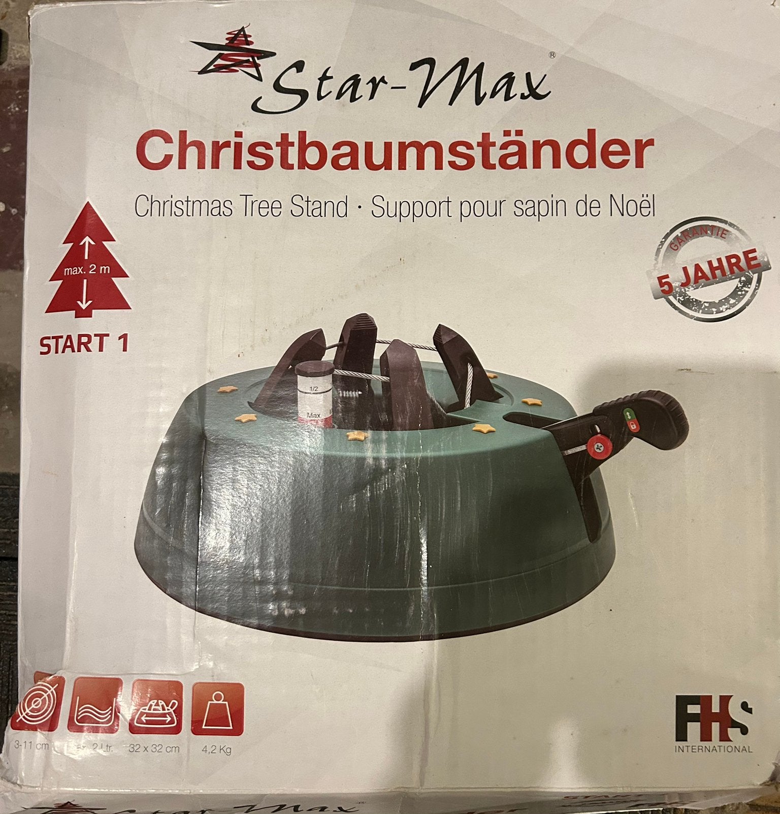 Suppoet pour sapin de Noel, Ophalen, Zo goed als nieuw