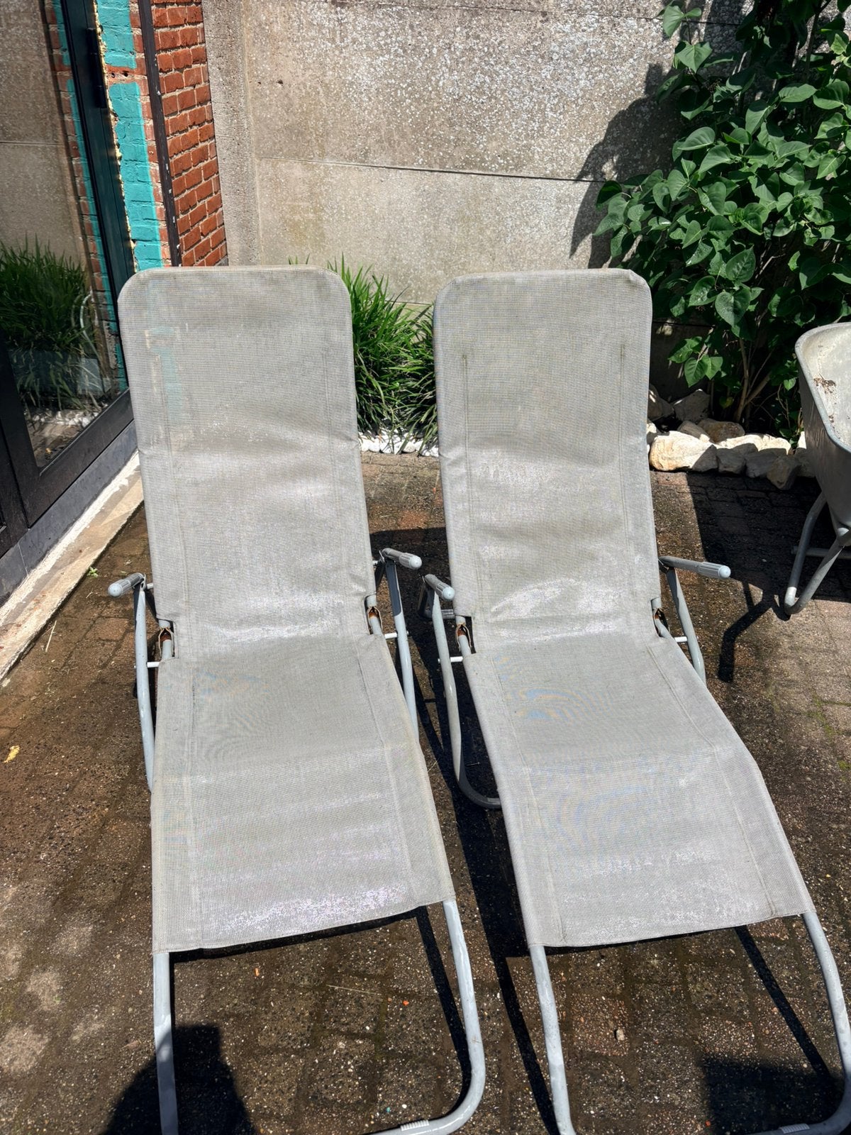 Zonnestoelen, Tuin en Terras, Ophalen, Gebruikt