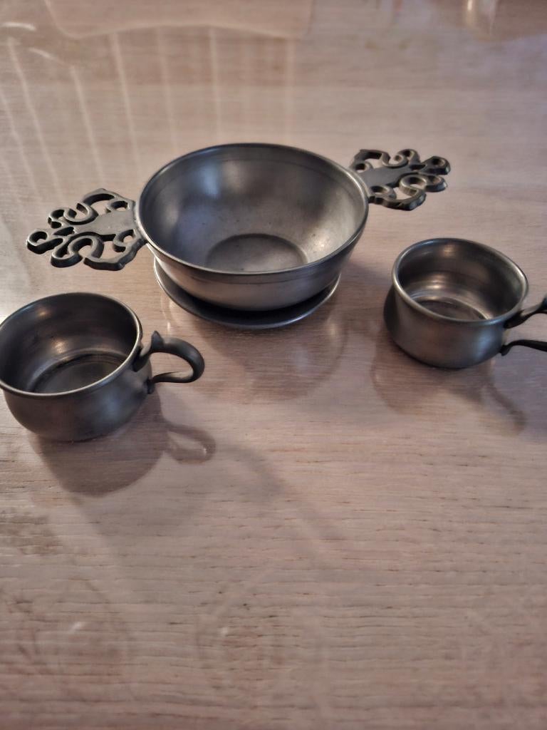 Set de bocaux en étain 92 pour cent, Antiquités & Art, Antiquités | Étain, Enlèvement ou Envoi