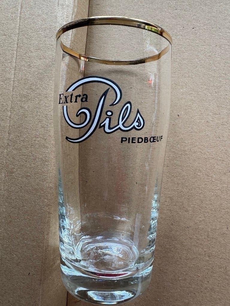 Piedboeuf Extra Pils, Verzamelen, Ophalen of Verzenden, Zo goed als nieuw, Glas of Glazen, Overige merken