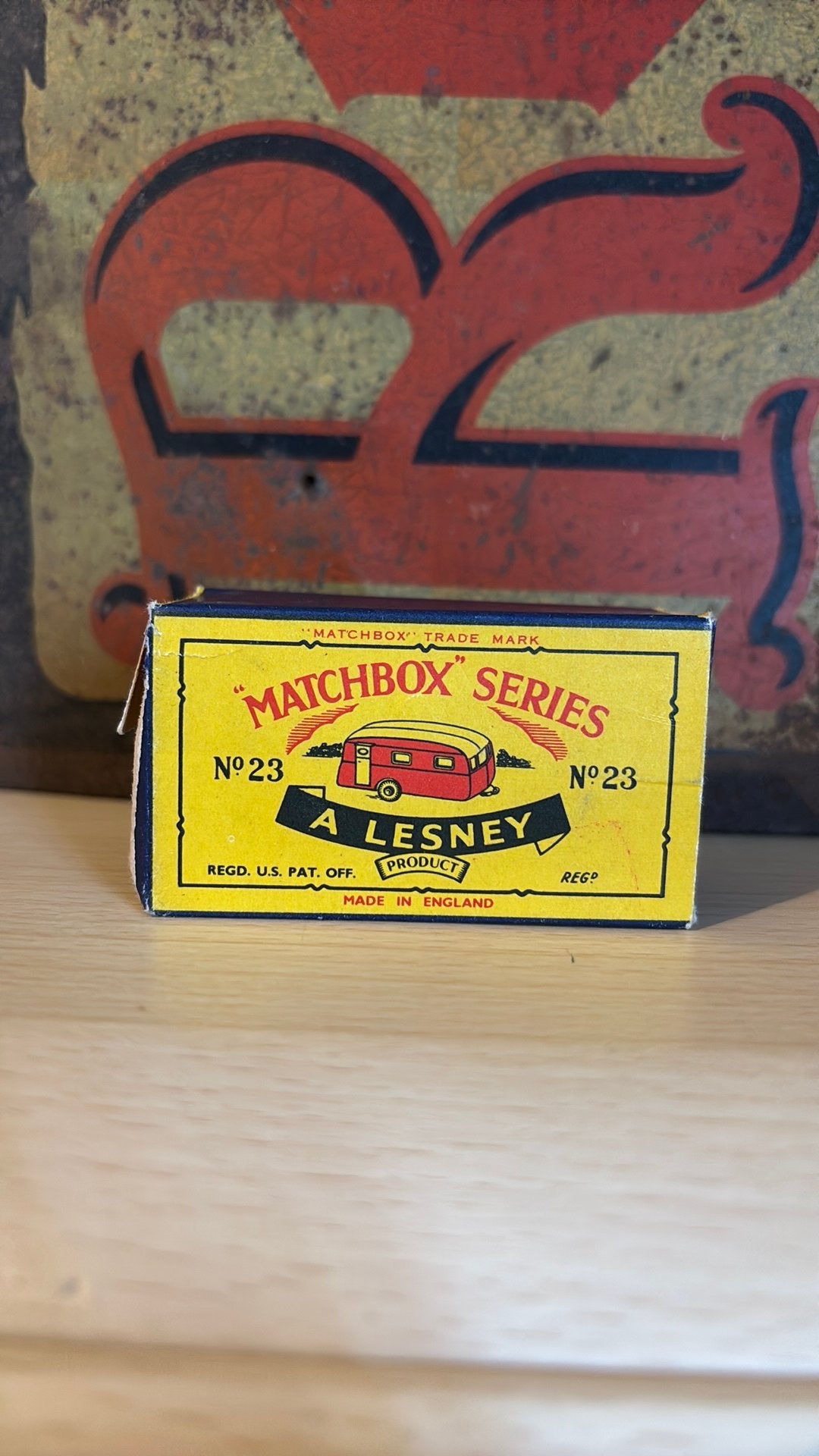 Matchbox Lesney No. 23 – Caravan – origineel doosje, Ophalen of Verzenden, Lesney