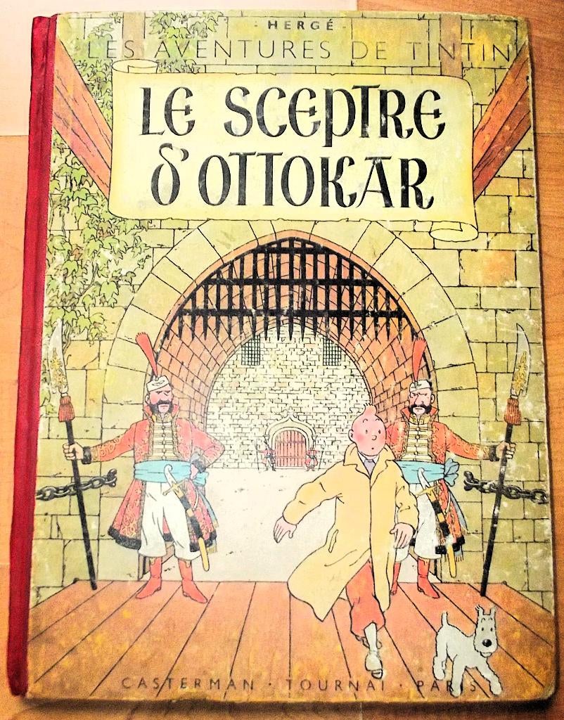 Tintin : Le Sceptre d'Ottokar / EO couleur, Eén stripboek, Ophalen of Verzenden, Gelezen, Hergé