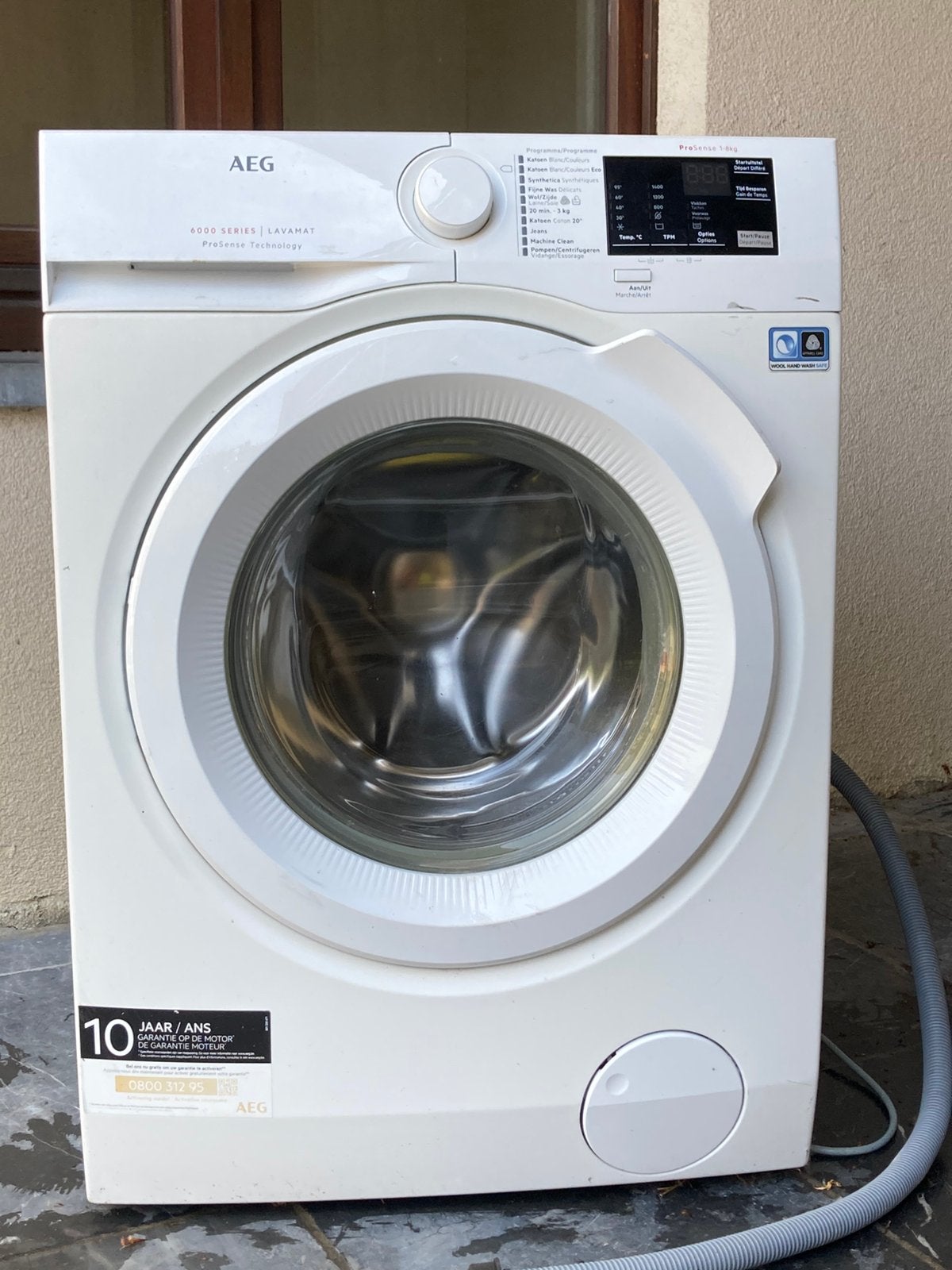 Aeg wasmachine lavamat 6000, Elektronische apparatuur, Wasmachines, Ophalen, 1200 tot 1600 toeren, 8 tot 10 kg, Zo goed als nieuw