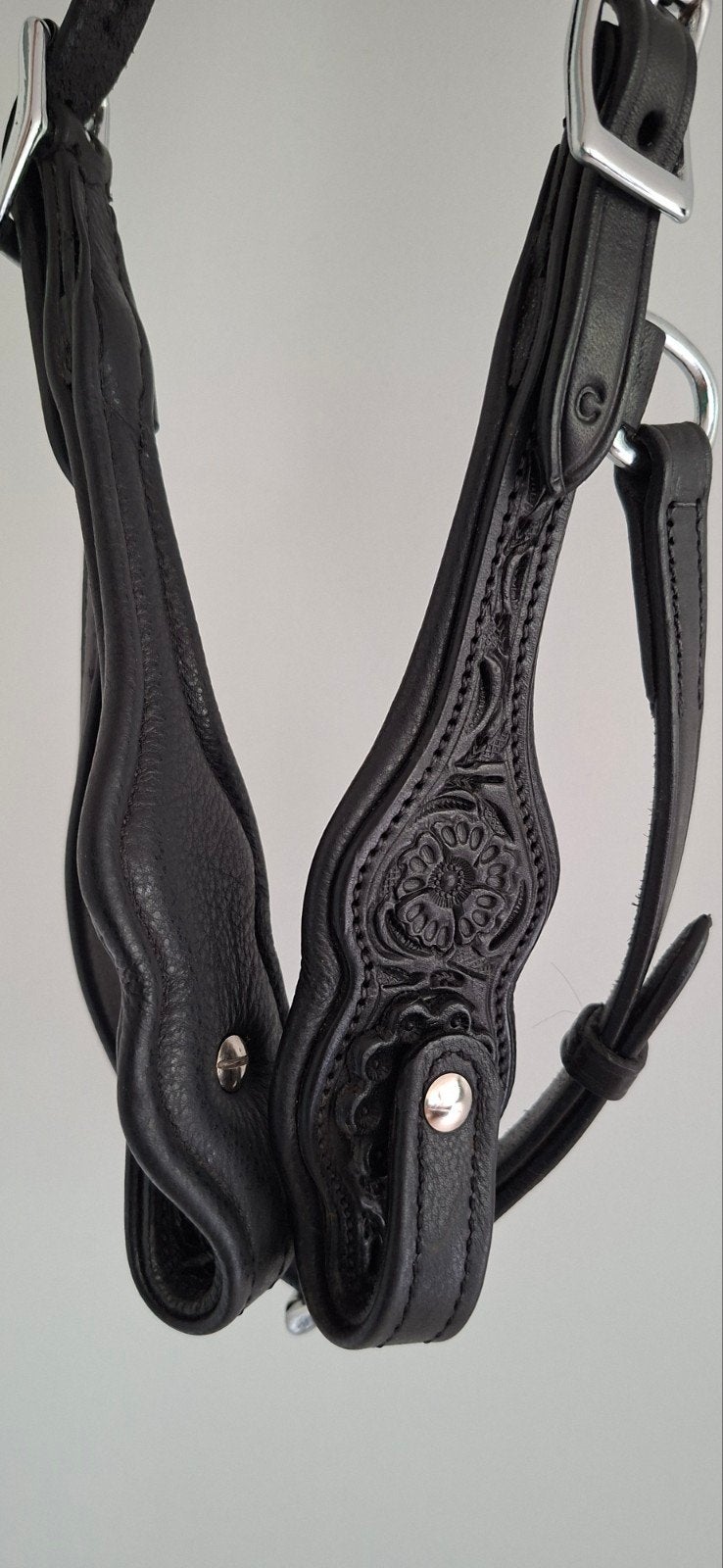 Edix ED3 rose western hoofdstel zwart. Maat cob., Dieren en Toebehoren, Ophalen of Verzenden, Western